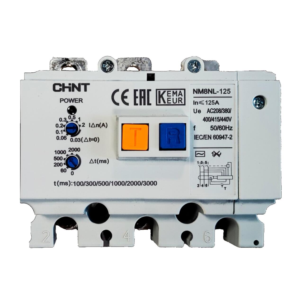 449979 Диф. модуль NM8NL-125 3P RCD1