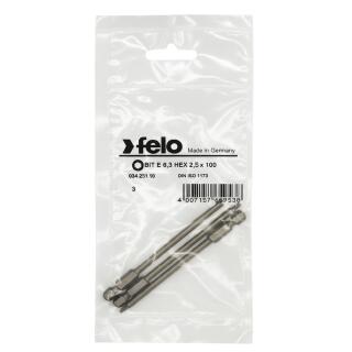 Бита серия Industrial HEX 2,5х100, 3 шт
