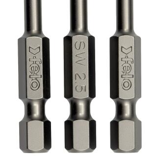 Бита серия Industrial HEX 2,5х100, 3 шт