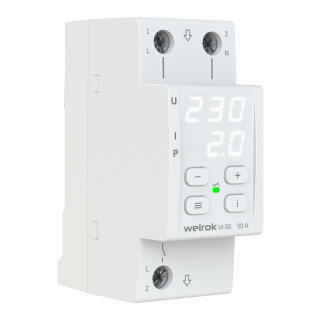 Реле напряжения с контролем тока Welrok VI-50