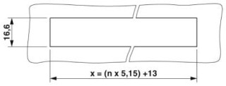 Чертеж, В комбинации с SC 2,5 ..., и PPC 2,5..., n = количество контактов