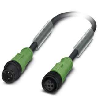 Кабель для датчика / исполнительного элемента SAC-3P-M12MS/ 0,6-PUR/M12FS P