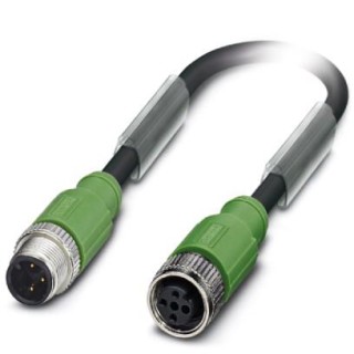 Кабель для датчика / исполнительного элемента SAC-3P-M12MS/ 0,3-PUR/M12FS SH