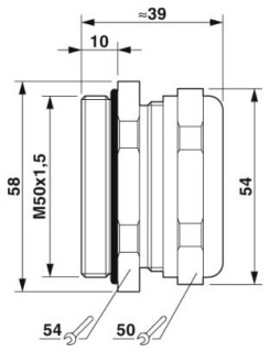 Чертеж, KV-M-M50-GD-(8); ...-GD-(10); ...-GD-(2x6)