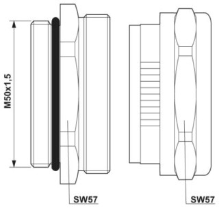 Чертеж, KV-M-M50-GD-(2x9)