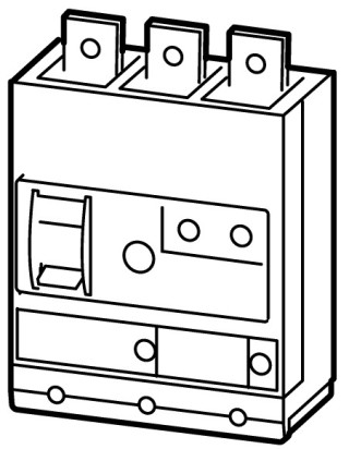 Блок защиты от токов утечки, 0:03-3A, 3P, установка снизу выключателя