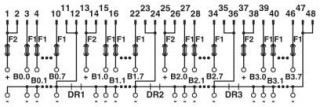 Электрическая схема, Схема подключения FLKM 50/32M/SI/PLC