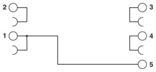 Электрическая схема, Схема подключения PLC-VT/ACT