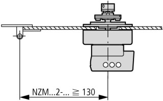 Комплект для главного выключателя , красной ручкой , NZM 2