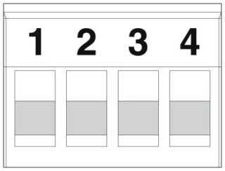 Схематический чертеж, Выход напряжения, 1 24 В DC, 2 GND, 3 24 В DC, 4 GND