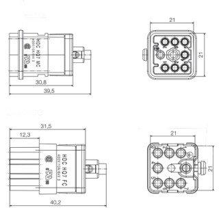 Профильное уплотнение HDC HQ 7 MC