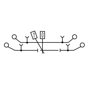 Измерительная клемма с разм WDT 1.5/1 DB/GE