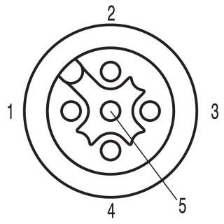 Шинный кабель SAIL-M12GM12W-CD-1.0B