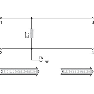 Разрядник VSSC4 MOV 120VAC/DC