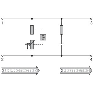 Разрядник VSSC4 RC 24VAC/DC