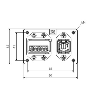 Матрица USB IE-CD-V14MRJ/VAPM24V-C-MA