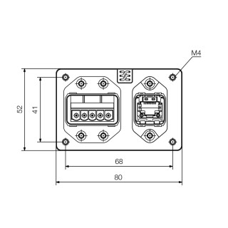 Матрица USB IE-CD-V14MRJ/VAPM24V-FJ