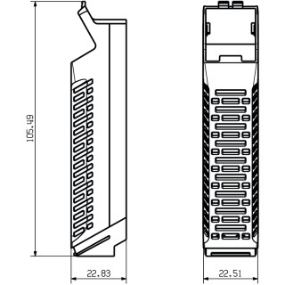 Корпус бл. управл. CH20M22 S PSCSC BL 2013