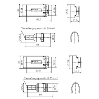 Гнездо произвольной сборки| HDC HP 250 M 25