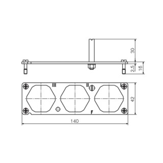 Гнездо произвольной сборки| HDC 24B HP550 MPL3 TYP1