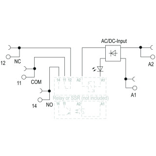 Реле безопасности TRS 60VUC 1CO EMPTY