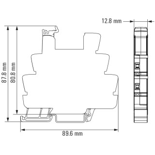 Реле безопасности TRS 12VDC 2CO EMPTY