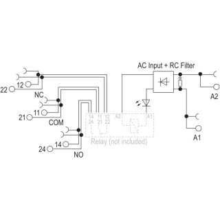 Реле безопасности TRS 120VAC RC 2CO EMPTY